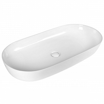Раковина Bond Oval 80 см белая глянцевая