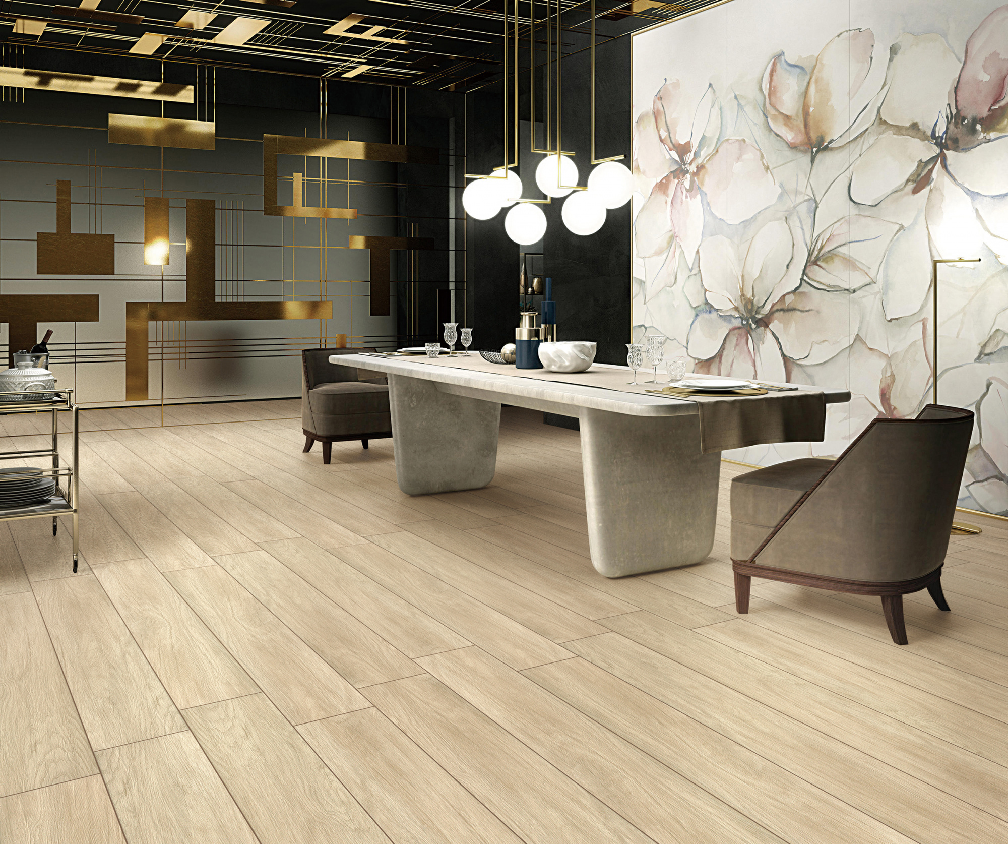 Керамогранит Wood Vanilla mat