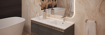 Раковина над стиральной машиной Paola Bella 1200 R (правая чаша)