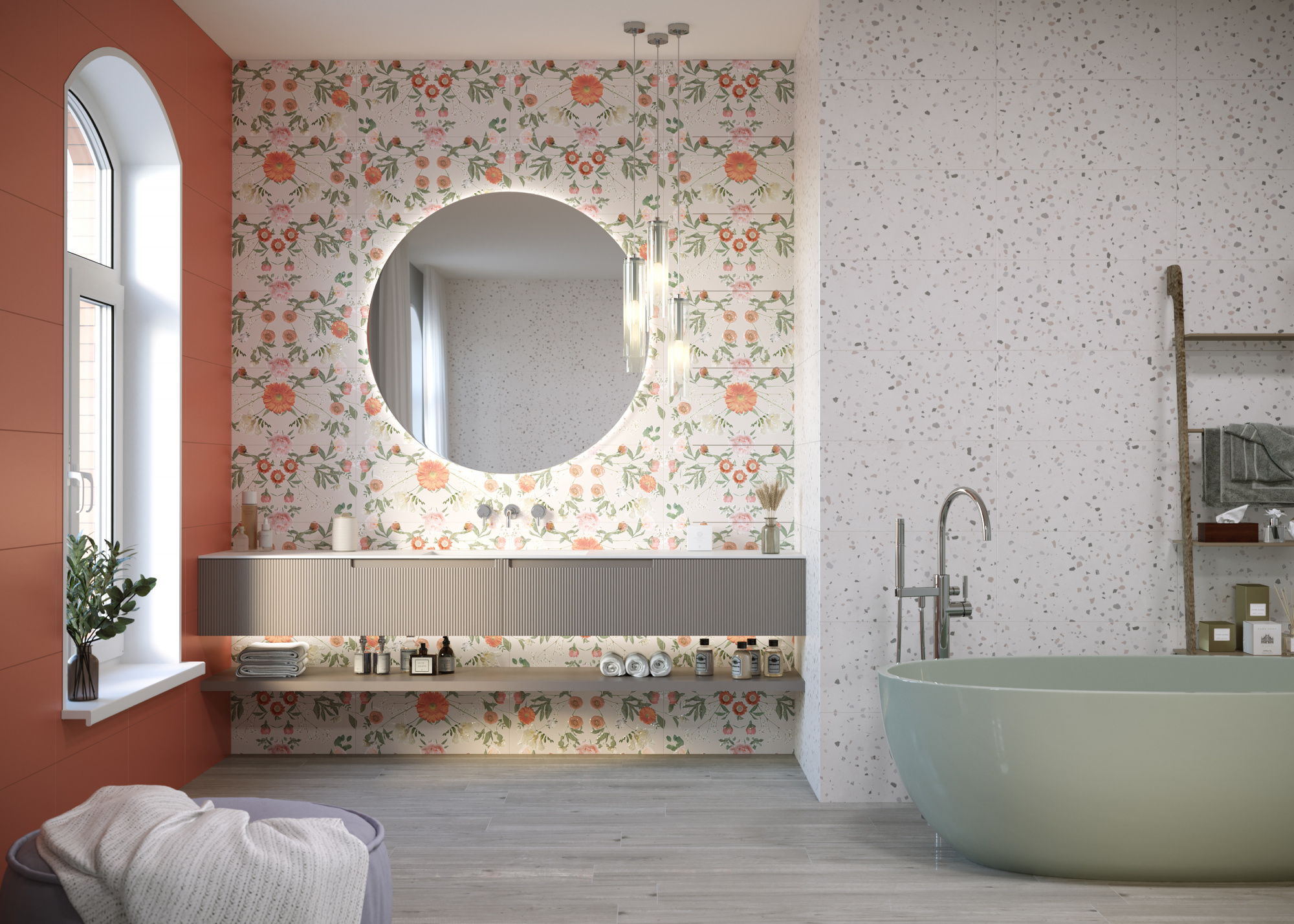 Керамическая плитка Creto Плитка Seventies Skin 30х60