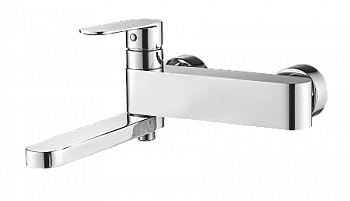 Смеситель для ванны HAIBA HB61590 короткий излив , латунь, хром