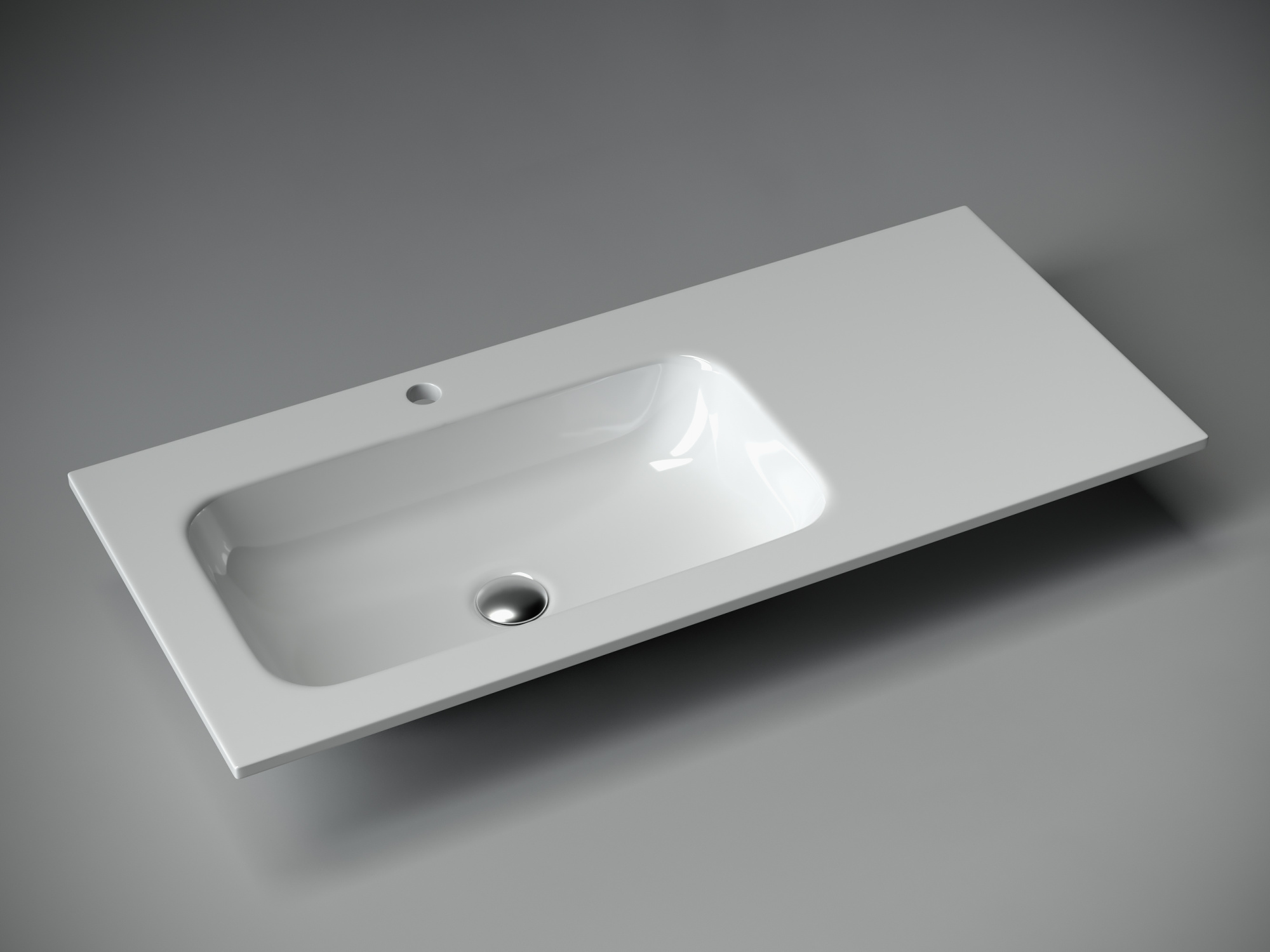 Раковина Ceramica Nova Element 100 см CN7014 белый