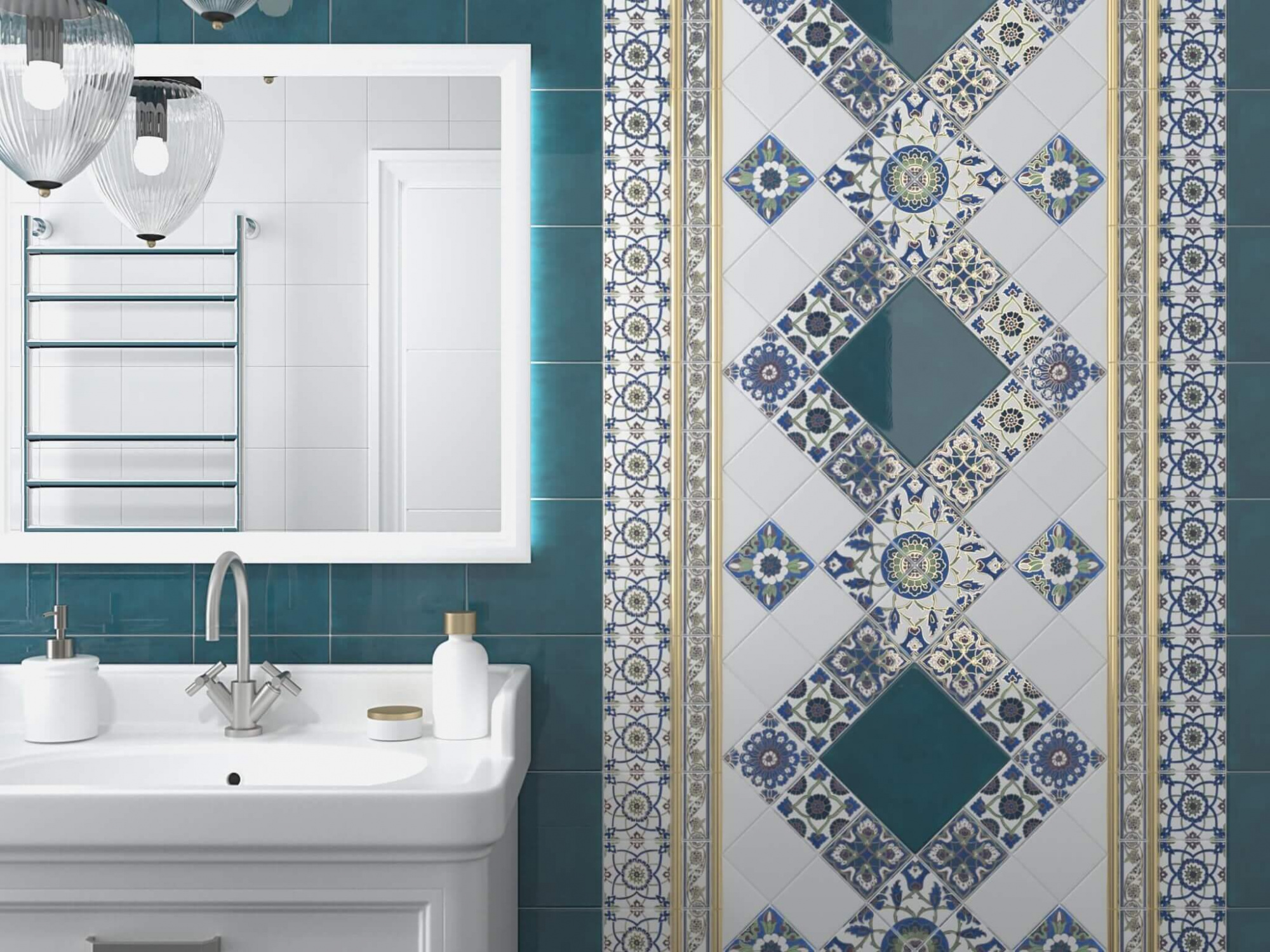 Керамическая плитка Kerama Marazzi Декор Альба 9,9х9,9