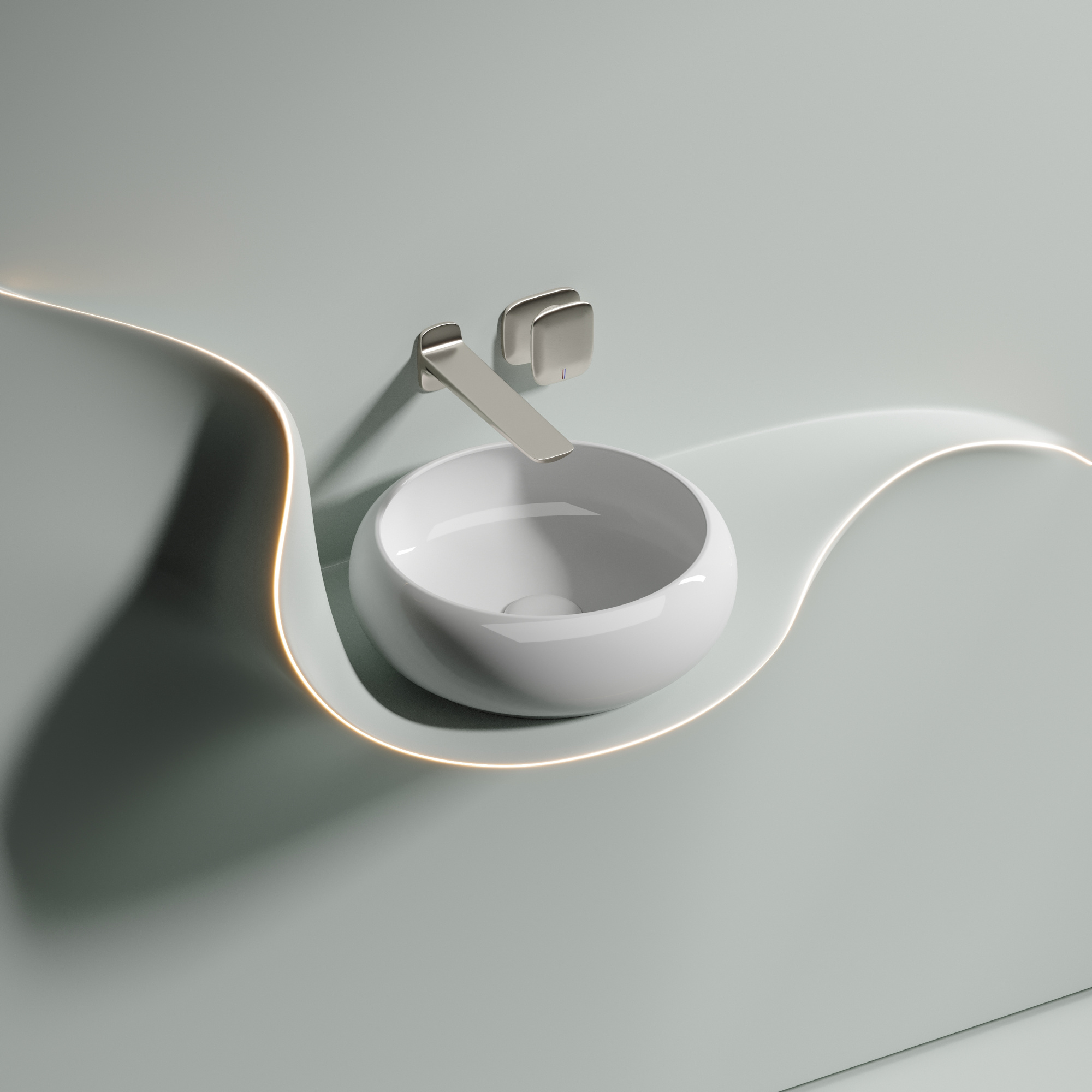 Рукомойник Ceramica Nova Element 36 см CN6050 белая