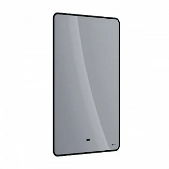 Зеркало Lemark MIOBLACK 45х80см с интерьерной подсветкой, с подогревом