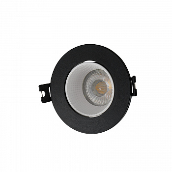 Точечный встраиваемый светильник Denkirs DK3061-BK+WH