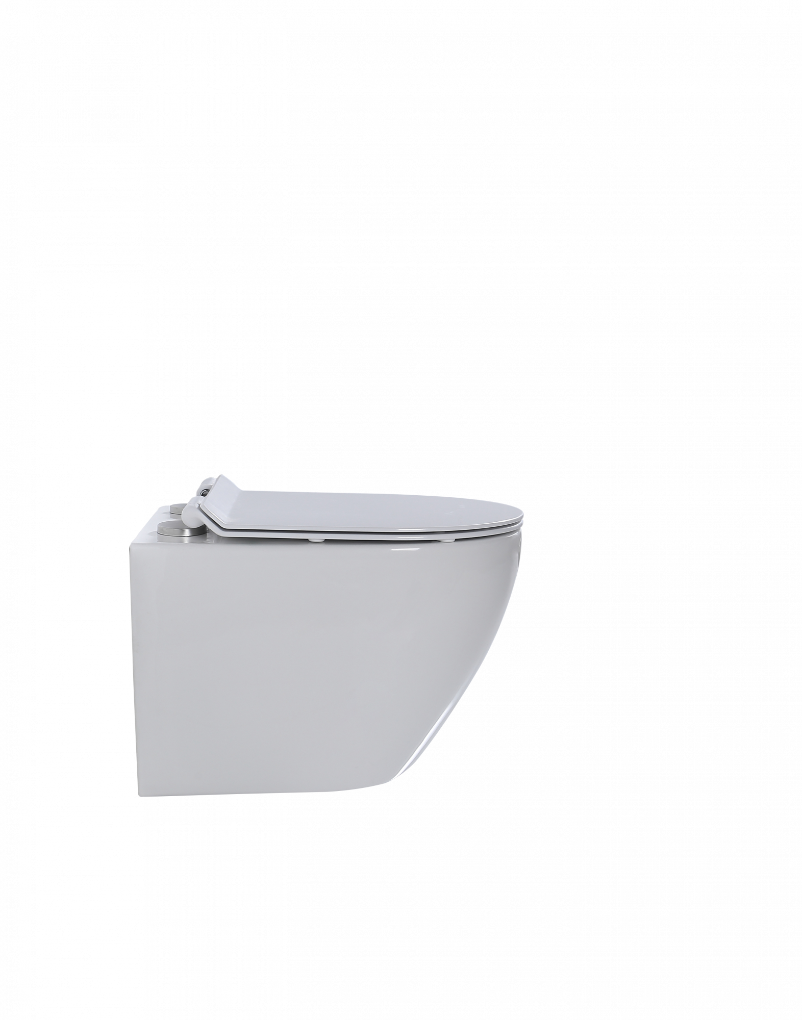 Унитаз подвесной безободковый beWash Minimal BKWHR003480 с крышкой-сиденьем микролифт, белый глянец