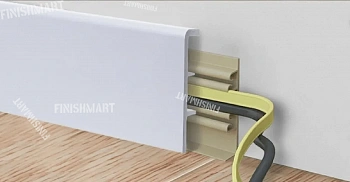 Напольный Плинтус Rico Concept 80 Белый