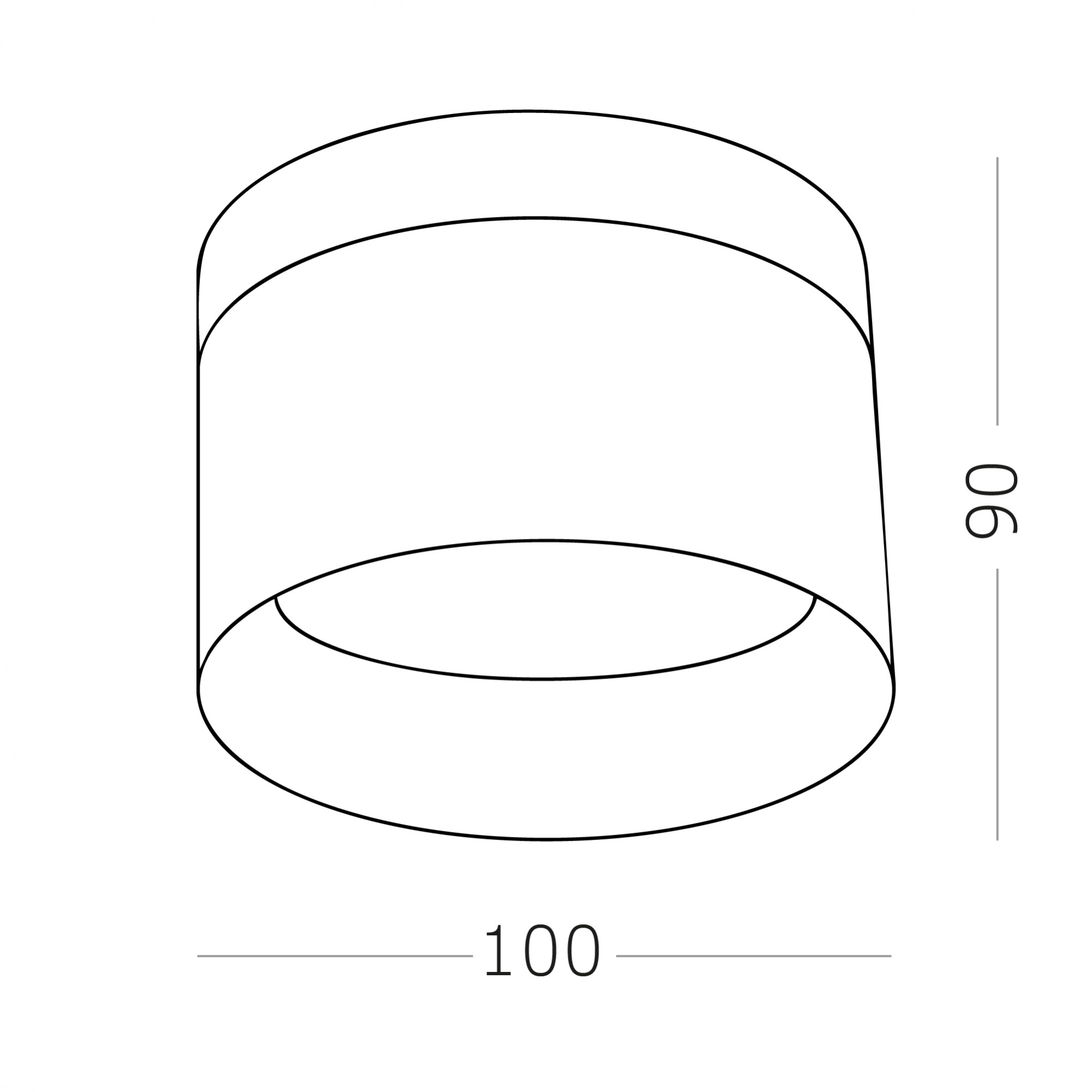 Светильник накладной LED 12W 3000K